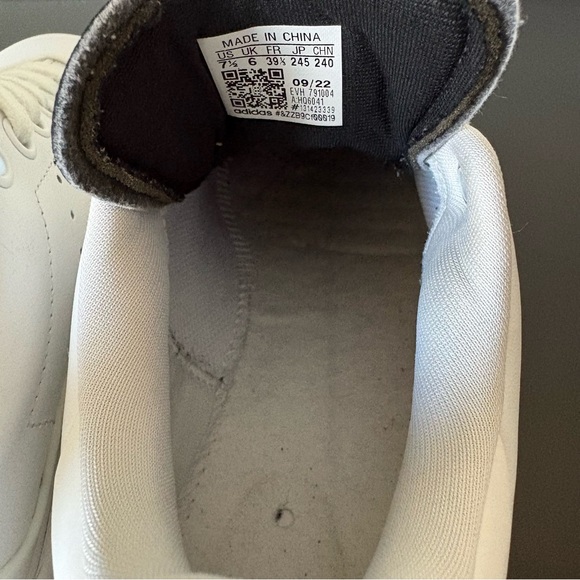 Adidas Stan Smith Millencon Wavy Platform Sneakers White/Black US 7.5 (HQ6041) - Picture 4 of 7